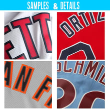 Load image into Gallery viewer, Custom Light Blue White-Royal Authentic Baseball Jersey
