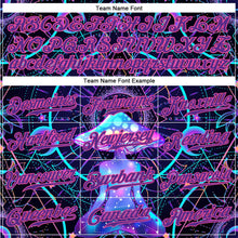 Load image into Gallery viewer, Custom 3D Pattern Design Magic Mushrooms Over Sacred Geometry Psychedelic Hallucination Authentic Baseball Jersey