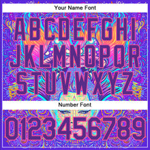 Load image into Gallery viewer, Custom 3D Pattern Design Sitting Buddha Over Colorful Neon Background Psychedelic Mushroom Composition Authentic Baseball Jersey