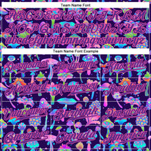 Load image into Gallery viewer, Custom 3D Pattern Design Colorful Flowers And Mushrooms Psychedelic Hallucination Authentic Baseball Jersey