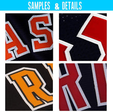 Load image into Gallery viewer, Custom Black Orange Authentic Baseball Jersey