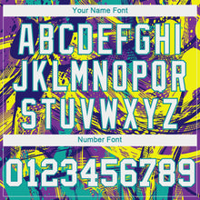 Load image into Gallery viewer, Custom Women's Graffiti Pattern White-Aqua Abstract Urban 3D V-Neck Cropped Baseball Jersey