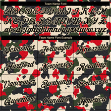 Load image into Gallery viewer, Custom Women's Camo Black-Cream Salute To Service V-Neck Cropped Baseball Jersey