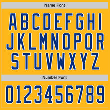 Load image into Gallery viewer, Custom Gold Royal-White Hockey Jersey