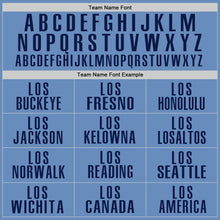 Load image into Gallery viewer, Custom Light Blue Navy Performance Golf Polo Shirt