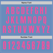 Load image into Gallery viewer, Custom Light Blue Pink Performance Golf Polo Shirt