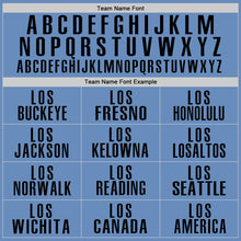 Load image into Gallery viewer, Custom Light Blue Black Performance Golf Polo Shirt