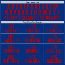 Load image into Gallery viewer, Custom Royal White-Red Performance Golf Polo Shirt