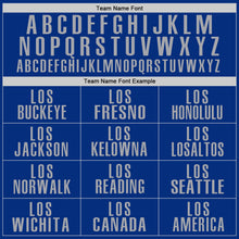 Load image into Gallery viewer, Custom Royal Gray Performance Golf Polo Shirt