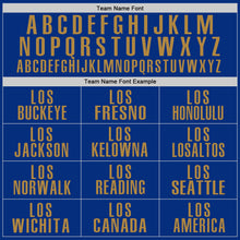 Load image into Gallery viewer, Custom Royal Old Gold Performance Golf Polo Shirt