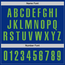 Load image into Gallery viewer, Custom Royal Neon Green Performance Golf Polo Shirt