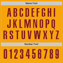 Load image into Gallery viewer, Custom Gold Crimson Performance Golf Polo Shirt