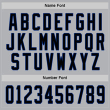 Load image into Gallery viewer, Custom Gray Black-Royal Hockey Jersey