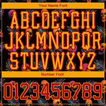 Load image into Gallery viewer, Custom 3D Pattern Halloween Skulls And Palm Leaves Long Sleeve Performance T-Shirt