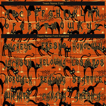 Load image into Gallery viewer, Custom 3D Pattern Happy Halloween Black Cats Spiders Long Sleeve Performance T-Shirt