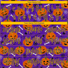 Load image into Gallery viewer, Custom 3D Pattern Halloween Pumpkins Long Sleeve Performance T-Shirt