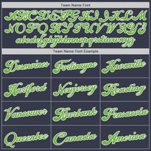 Load image into Gallery viewer, Custom Navy Neon Green-White Authentic Throwback Basketball Jersey