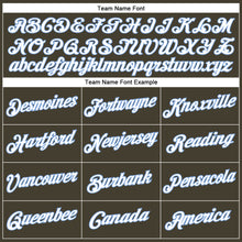 Load image into Gallery viewer, Custom Olive White-Light Blue Authentic Throwback Basketball Jersey