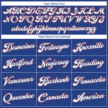 Load image into Gallery viewer, Custom Royal White-Orange Authentic Throwback Basketball Jersey