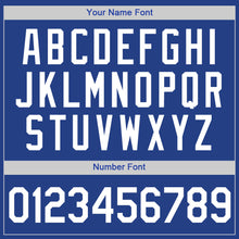 Load image into Gallery viewer, Custom Royal White-Red Authentic Throwback Basketball Jersey