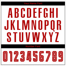 Load image into Gallery viewer, Custom White Red-Black Sublimation Fade Fashion Soccer Uniform Jersey