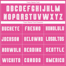 Load image into Gallery viewer, Custom Pink White-Black Sublimation Fade Fashion Soccer Uniform Jersey