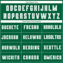 Load image into Gallery viewer, Custom Kelly Green White-Black Sublimation Fade Fashion Soccer Uniform Jersey