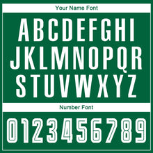 Load image into Gallery viewer, Custom Kelly Green White-Black Sublimation Fade Fashion Soccer Uniform Jersey