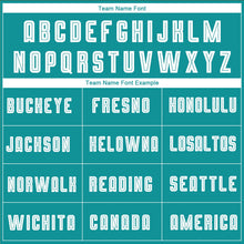 Load image into Gallery viewer, Custom Aqua White-Black Sublimation Fade Fashion Soccer Uniform Jersey