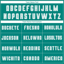 Load image into Gallery viewer, Custom Aqua White-Black Sublimation Fade Fashion Soccer Uniform Jersey