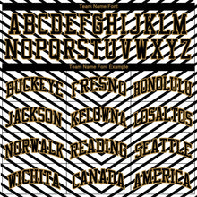 Load image into Gallery viewer, Custom White Black-Old Gold Round Neck Sublimation Basketball Suit Jersey