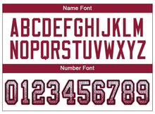 Load image into Gallery viewer, Custom White Cardinal-Black Mesh Drift Fashion Football Jersey