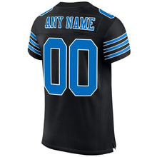 Load image into Gallery viewer, Custom Black Panther Blue-White Mesh Authentic Football Jersey