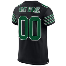 Load image into Gallery viewer, Custom Black Gotham Green-White Mesh Authentic Football Jersey