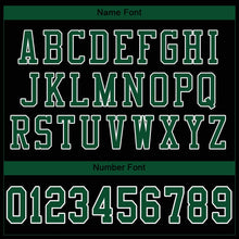 Load image into Gallery viewer, Custom Black Gotham Green-White Mesh Authentic Football Jersey