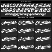 Load image into Gallery viewer, Custom Black White-Gray Authentic Baseball Jersey