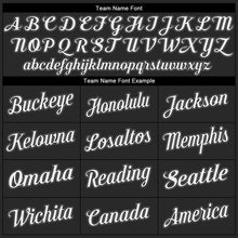 Load image into Gallery viewer, Custom Black White-Gray Authentic Baseball Jersey