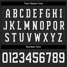 Load image into Gallery viewer, Custom Black White-Gray Authentic Baseball Jersey