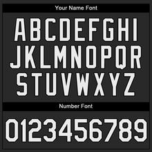 Load image into Gallery viewer, Custom Black White-Gray Authentic Baseball Jersey