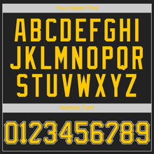 Load image into Gallery viewer, Custom Black Gold-White Authentic Baseball Jersey