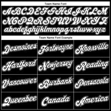 Load image into Gallery viewer, Custom Stitched Black White-Gray Sports Pullover Sweatshirt Hoodie