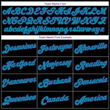 Load image into Gallery viewer, Custom Stitched Black Purple-Teal Sports Pullover Sweatshirt Hoodie