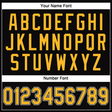 Load image into Gallery viewer, Custom Black Gold-White Performance T-Shirt