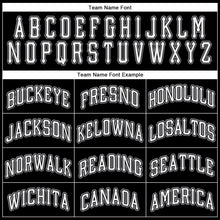 Load image into Gallery viewer, Custom Black White-Gray Performance T-Shirt