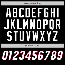 Load image into Gallery viewer, Custom Black White-Maroon Authentic Throwback Basketball Jersey