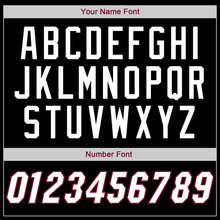 Load image into Gallery viewer, Custom Black White-Maroon Authentic Throwback Basketball Jersey