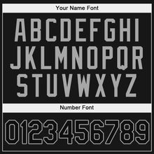 Load image into Gallery viewer, Custom Black Black-Gold Authentic Baseball Jersey