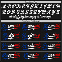 Load image into Gallery viewer, Custom Black Black-Royal Authentic Baseball Jersey