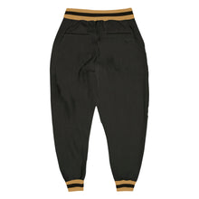 Load image into Gallery viewer, Custom Black Black-Old Gold Sports Pants