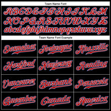 Load image into Gallery viewer, Custom Black Red-Royal Sports Pants